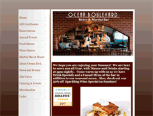Tablet Screenshot of obbistro.com